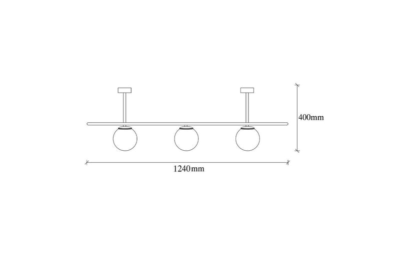 Taklampa Wynel Svart / Vit Fyra uttag - Fyra uttag - Belysning - Inomhusbelysning & lampor - Fönsterlampor & fönsterbelysning - Fönsterlampa hängande