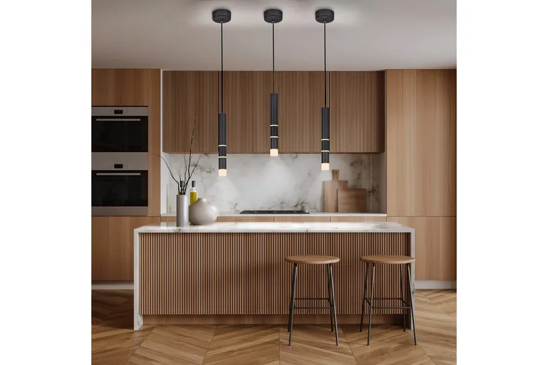 Taklampa Pure Vega - 12x120x12 cm, Svart - Belysning - Inomhusbelysning & lampor - Fönsterlampor & fönsterbelysning - Fönsterlampa hängande