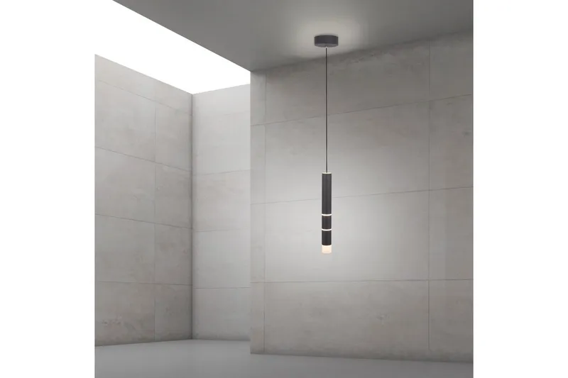 Taklampa Pure Vega - 12x120x12 cm, Svart - Belysning - Inomhusbelysning & lampor - Fönsterlampor & fönsterbelysning - Fönsterlampa hängande