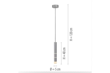 Taklampa Pure Vega - 12x120x12 cm/Aluminium - Belysning - Inomhusbelysning & lampor - Fönsterlampor & fönsterbelysning - Fönsterlampa hängande