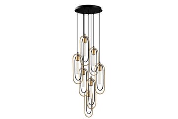Taklampa Pindor Thre svart / guld - Svart - Belysning - Inomhusbelysning & lampor - Fönsterlampor & fönsterbelysning - Fönsterlampa hängande