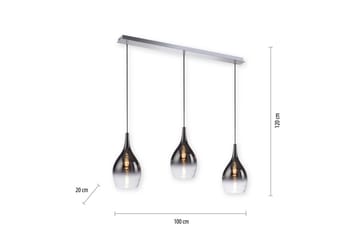 Taklampa Pilua - 20x120x110 cm - Belysning - Inomhusbelysning & lampor - Fönsterlampor & fönsterbelysning - Fönsterlampa hängande