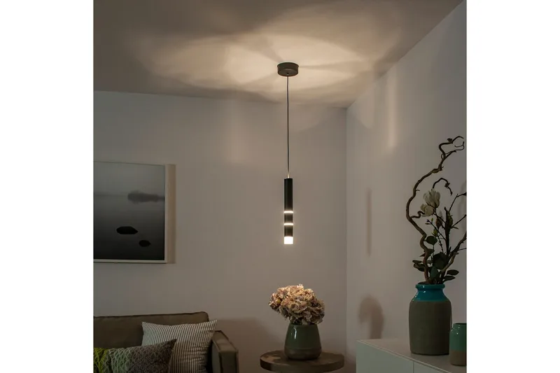 Taklampa Pure Vega - 12x120x12 cm, Svart - Belysning - Inomhusbelysning & lampor - Fönsterlampor & fönsterbelysning - Fönsterlampa hängande