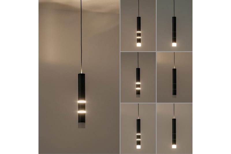 Taklampa Pure Vega - 5x120x120 cm, Svart - Belysning - Inomhusbelysning & lampor - Fönsterlampor & fönsterbelysning - Fönsterlampa hängande