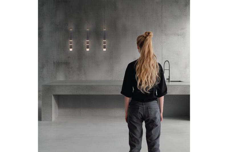 Taklampa Pure Vega - 5x120x120 cm, Svart - Belysning - Inomhusbelysning & lampor - Fönsterlampor & fönsterbelysning - Fönsterlampa hängande