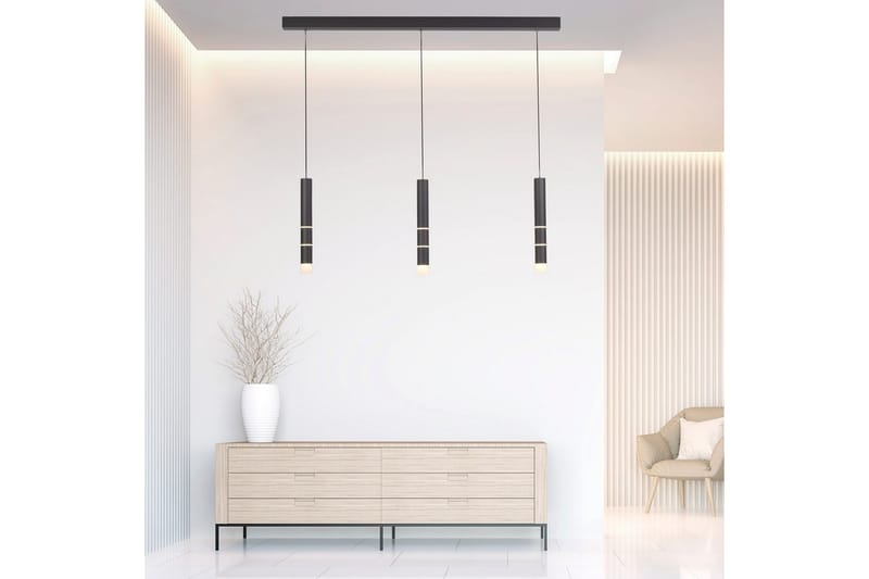 Taklampa Pure Vega - 5x120x120 cm, Svart - Belysning - Inomhusbelysning & lampor - Fönsterlampor & fönsterbelysning - Fönsterlampa hängande