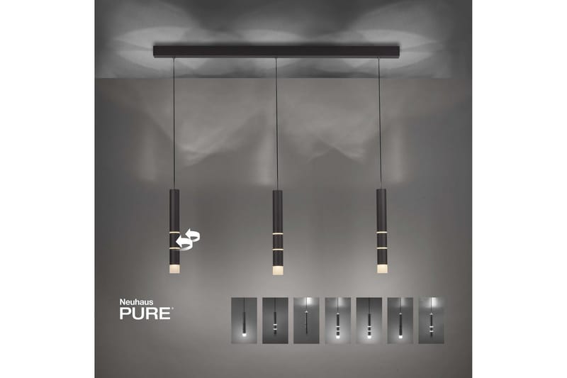 Taklampa Pure Vega - 5x120x120 cm, Svart - Belysning - Inomhusbelysning & lampor - Fönsterlampor & fönsterbelysning - Fönsterlampa hängande