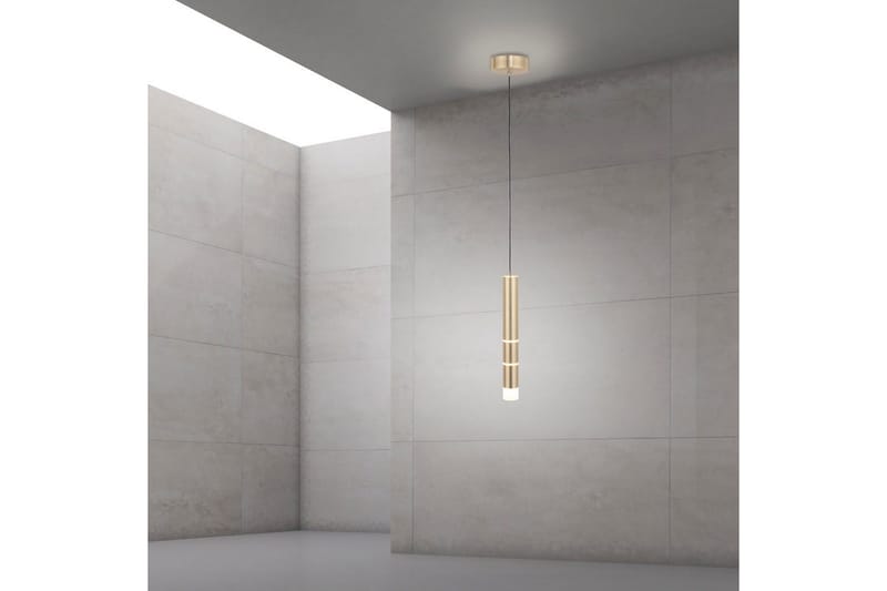 Taklampa Pure Vega - 12x120x12 cm, Matt mässing - Belysning - Inomhusbelysning & lampor - Fönsterlampor & fönsterbelysning - Fönsterlampa hängande