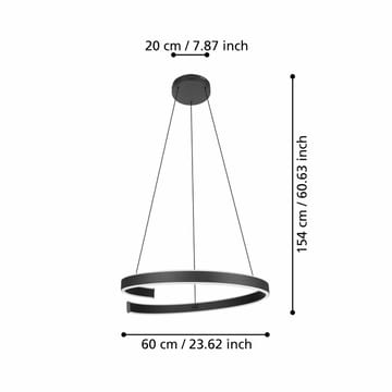 Takpendel Andabaia - 60 cm - Belysning - Inomhusbelysning & lampor - Fönsterlampor & fönsterbelysning - Fönsterlampa hängande