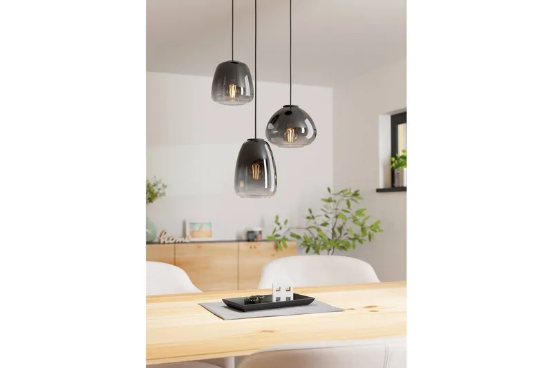 Takpendel Eglo Aguilares Ø430 mm - Svart/Grå - Belysning - Inomhusbelysning & lampor - Fönsterlampor & fönsterbelysning - Fönsterlampa hängande