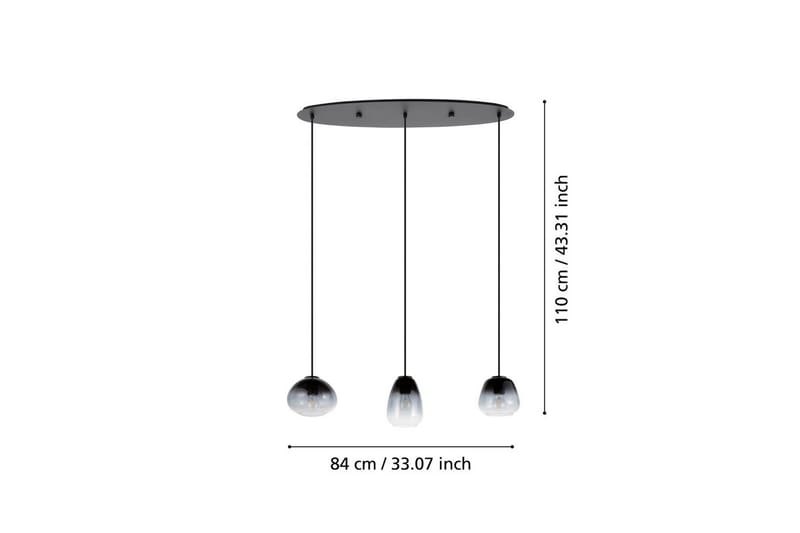Takpendel Eglo Aguilares - Svart - Belysning - Inomhusbelysning & lampor - Fönsterlampor & fönsterbelysning - Fönsterlampa hängande