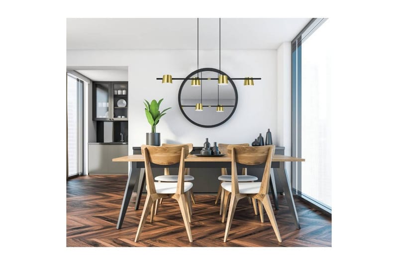 Takpendel Eglo Altamira Svart/Mässing - Belysning - Inomhusbelysning & lampor - Fönsterlampor & fönsterbelysning - Fönsterlampa hängande