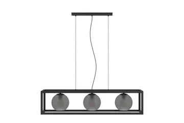 Takpendel Eglo Arangona Svart/Grå Ram med 3 Lampor - Belysning - Inomhusbelysning & lampor - Fönsterlampor & fönsterbelysning - Fönsterlampa hängande