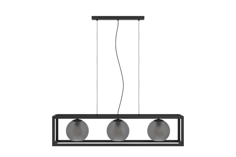 Takpendel Eglo Arangona Svart/Grå Ram med 3 Lampor - Belysning - Inomhusbelysning & lampor - Fönsterlampor & fönsterbelysning - Fönsterlampa hängande