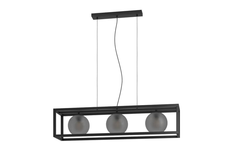 Takpendel Eglo Arangona Svart/Grå Ram med 3 Lampor - Belysning - Inomhusbelysning & lampor - Fönsterlampor & fönsterbelysning - Fönsterlampa hängande