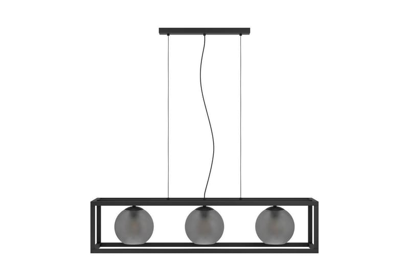 Takpendel Eglo Arangona Svart/Grå Ram med 3 Lampor - Belysning - Inomhusbelysning & lampor - Fönsterlampor & fönsterbelysning - Fönsterlampa hängande