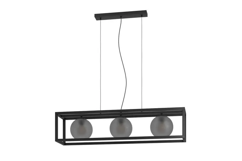 Takpendel Eglo Arangona Svart/Grå Ram med 3 Lampor