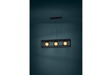 Takpendel Eglo Arangona Svart/Grå Ram med 3 Lampor - Belysning - Inomhusbelysning & lampor - Fönsterlampor & fönsterbelysning - Fönsterlampa hängande
