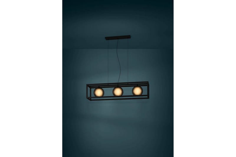 Takpendel Eglo Arangona Svart/Grå Ram med 3 Lampor - Belysning - Inomhusbelysning & lampor - Fönsterlampor & fönsterbelysning - Fönsterlampa hängande