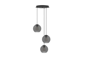 Takpendel Eglo Arangona Svart/Grå Rondell med 3 Lampor - Belysning - Inomhusbelysning & lampor - Fönsterlampor & fönsterbelysning - Fönsterlampa hängande