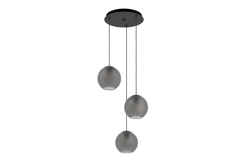 Takpendel Eglo Arangona Svart/Grå Rondell med 3 Lampor - Belysning - Inomhusbelysning & lampor - Fönsterlampor & fönsterbelysning - Fönsterlampa hängande