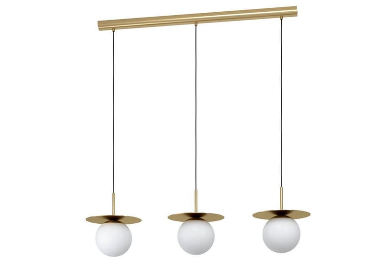 Takpendel Eglo Arenales Mässing/Opalvit med 3 Lampor - Belysning - Inomhusbelysning & lampor - Fönsterlampor & fönsterbelysning - Fönsterlampa hängande