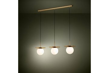Takpendel Eglo Arenales Mässing/Opalvit med 3 Lampor - Belysning - Inomhusbelysning & lampor - Fönsterlampor & fönsterbelysning - Fönsterlampa hängande