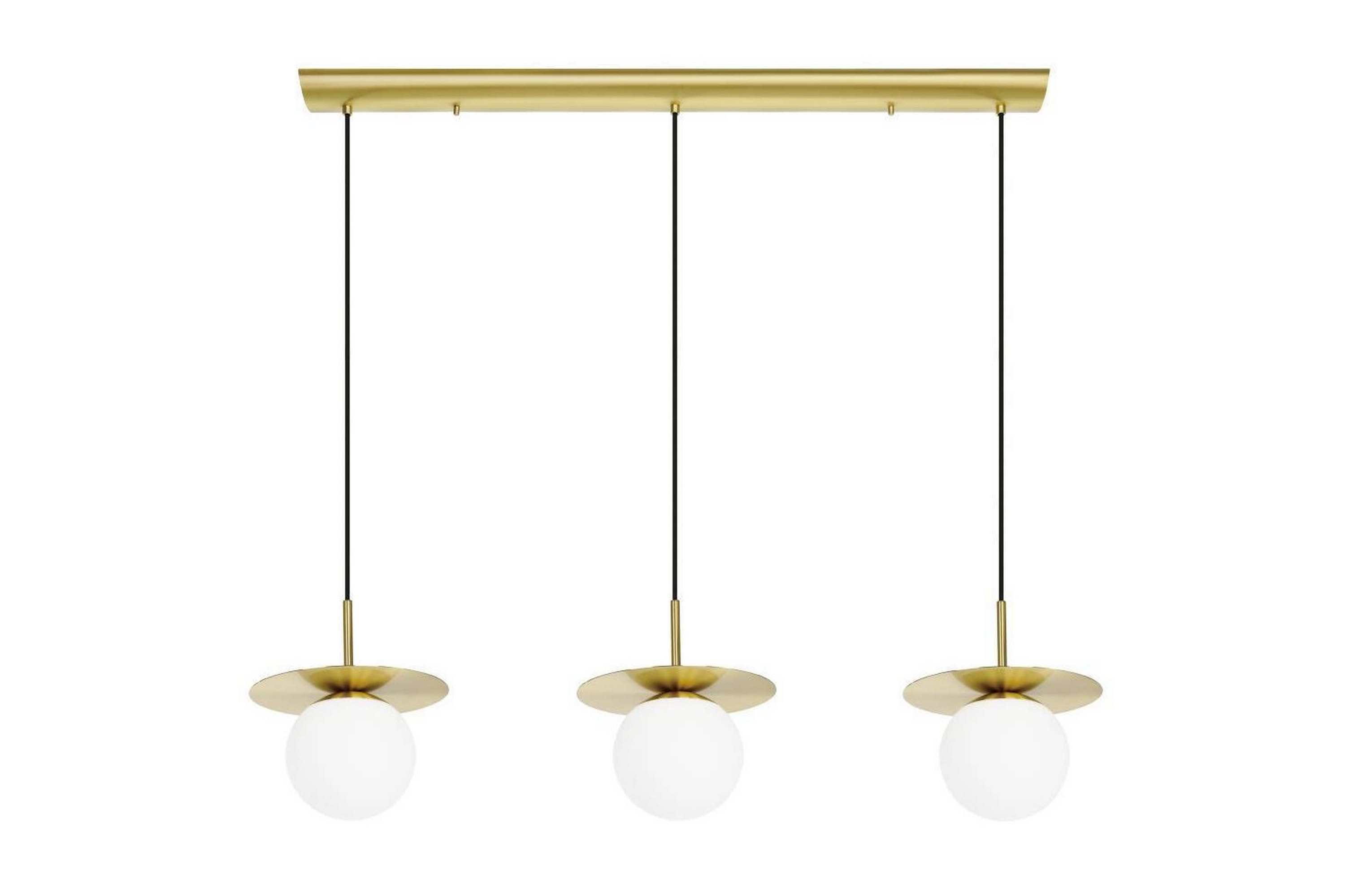 Takpendel Eglo Arenales Mässing/Opalvit med 3 Lampor -