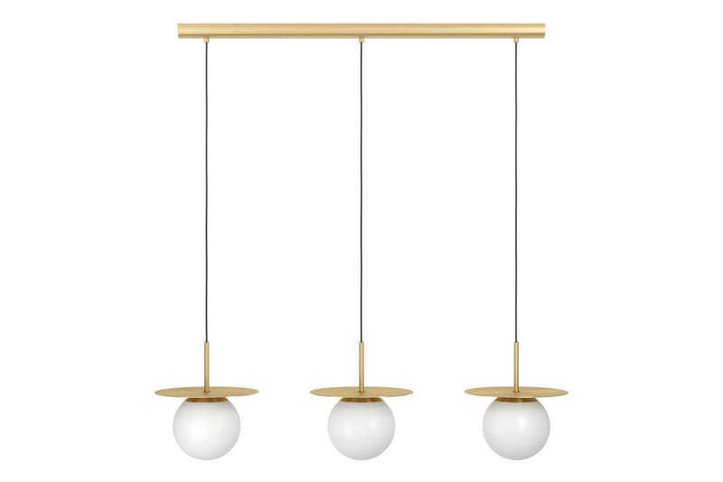 Takpendel Eglo Arenales Mässing/Opalvit med 3 Lampor - Belysning - Inomhusbelysning & lampor - Fönsterlampor & fönsterbelysning - Fönsterlampa hängande