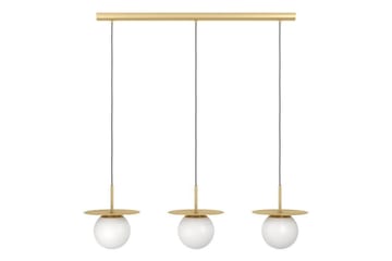 Takpendel Eglo Arenales Mässing/Opalvit med 3 Lampor - Belysning - Inomhusbelysning & lampor - Fönsterlampor & fönsterbelysning - Fönsterlampa hängande
