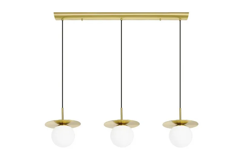 Takpendel Eglo Arenales Mässing/Opalvit med 3 Lampor