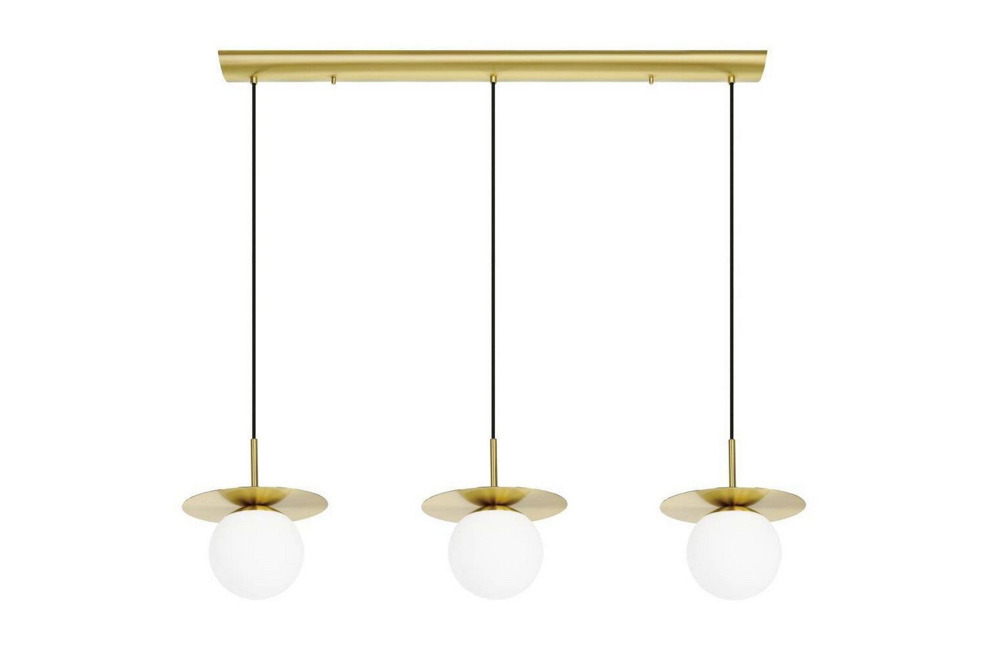 Takpendel Eglo Arenales Mässing/Opalvit med 3 Lampor -