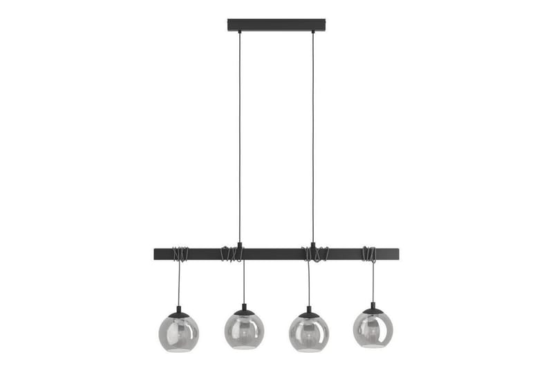 Takpendel Eglo Argallo Svart/Transparent med 4 Lampor - Belysning - Inomhusbelysning & lampor - Fönsterlampor & fönsterbelysning - Fönsterlampa hängande