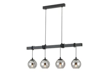 Takpendel Eglo Argallo Svart/Transparent med 4 Lampor - Belysning - Inomhusbelysning & lampor - Fönsterlampor & fönsterbelysning - Fönsterlampa hängande