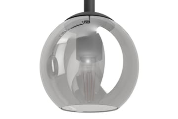 Takpendel Eglo Argallo Svart/Transparent med 4 Lampor - Belysning - Inomhusbelysning & lampor - Fönsterlampor & fönsterbelysning - Fönsterlampa hängande