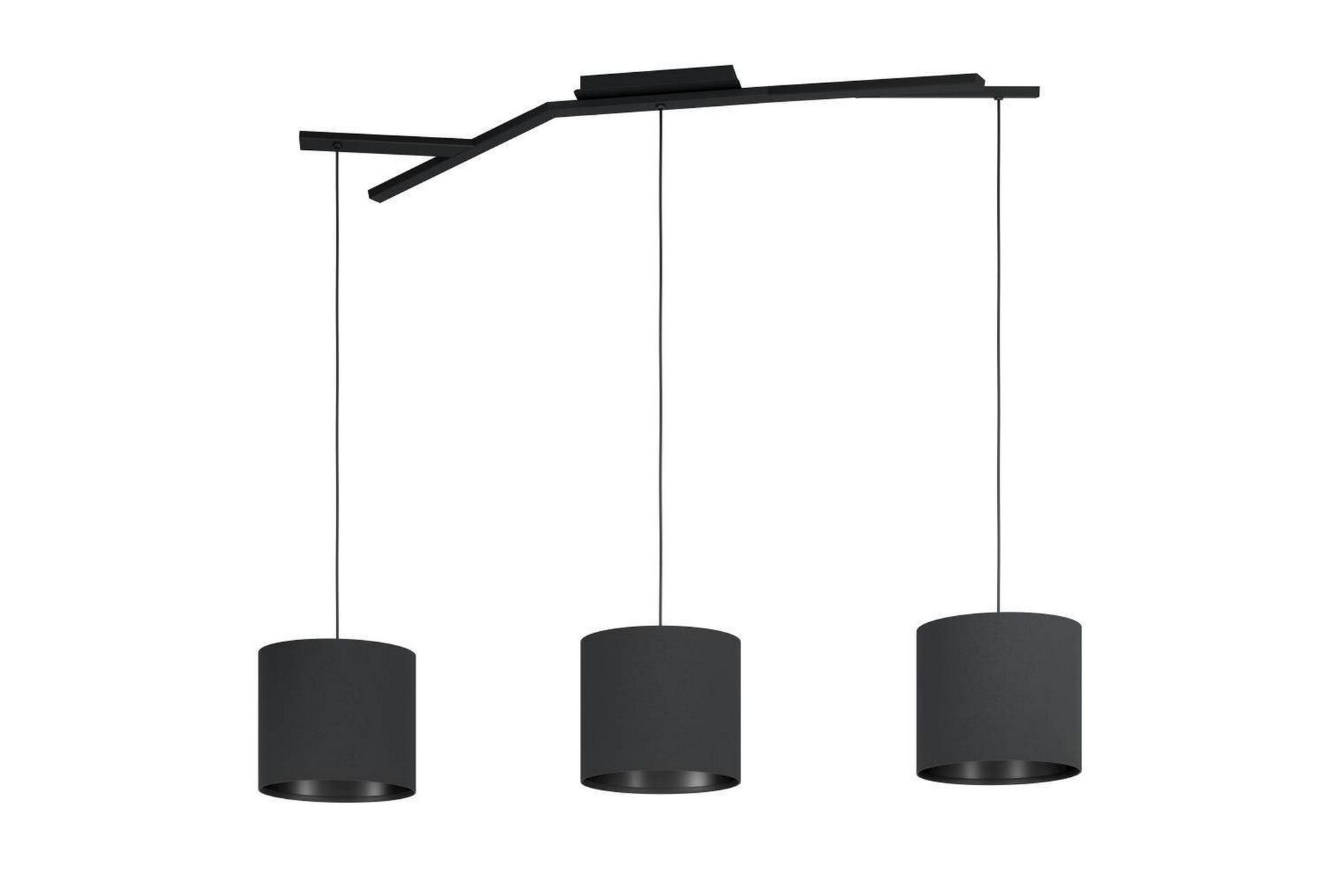 Takpendel Eglo Balnario Svart med 3 Lampor -