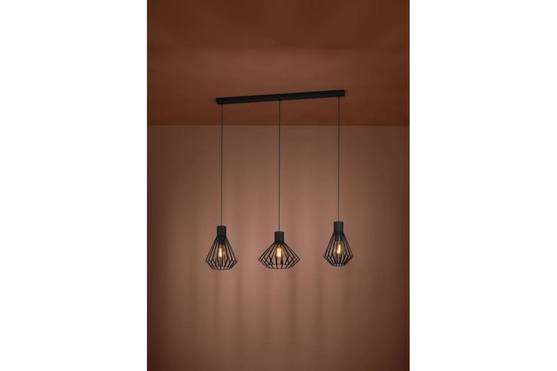 Takpendel Eglo Basidano Svart med 3 Lampor - Belysning - Inomhusbelysning & lampor - Fönsterlampor & fönsterbelysning - Fönsterlampa hängande