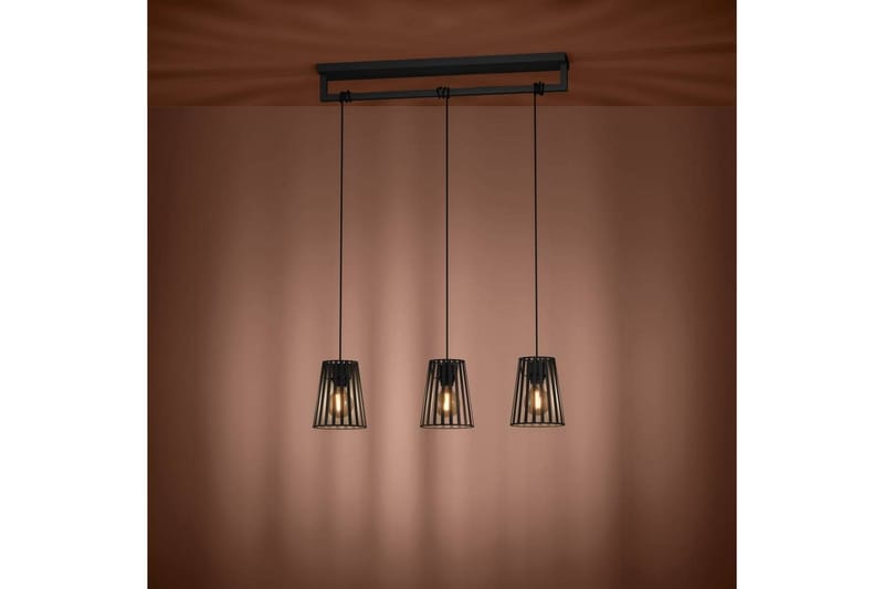 Takpendel Eglo Bogota Svart med 3 Lampor - Belysning - Inomhusbelysning & lampor - Fönsterlampor & fönsterbelysning - Fönsterlampa hängande