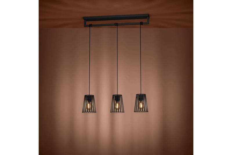 Takpendel Eglo Bogota Svart med 3 Lampor - Belysning - Inomhusbelysning & lampor - Fönsterlampor & fönsterbelysning - Fönsterlampa hängande