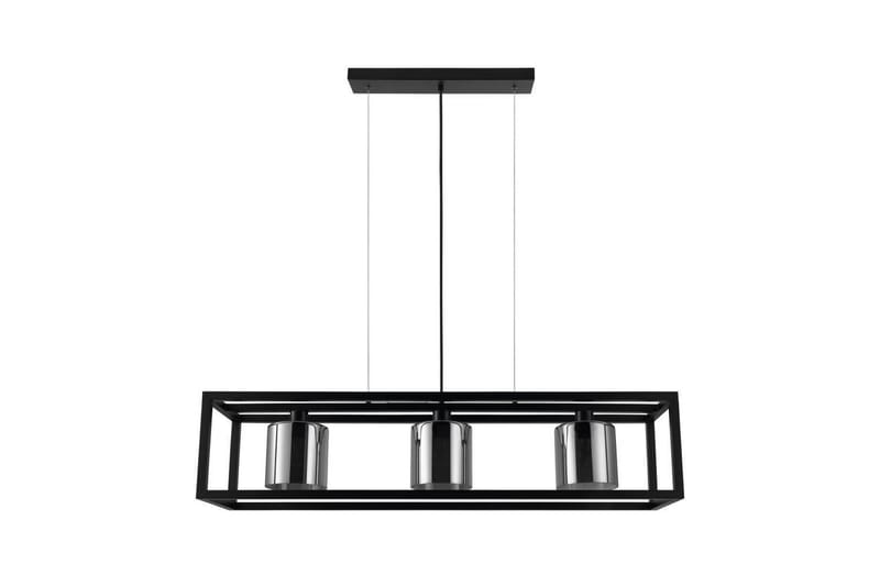 Takpendel Eglo Brisling Svart/Transparent Ram med 3 Lampor - Belysning - Inomhusbelysning & lampor - Fönsterlampor & fönsterbelysning - Fönsterlampa hängande