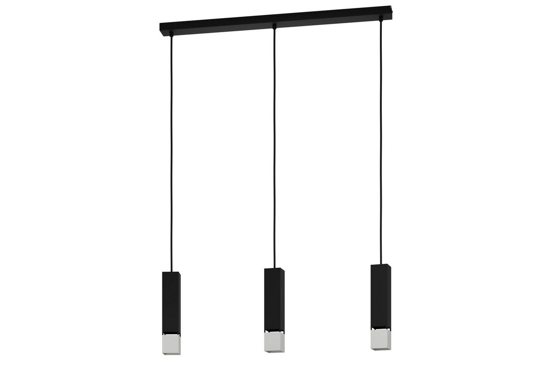 Takpendel Eglo Butrano med 3 Lampor - Svart/Silver