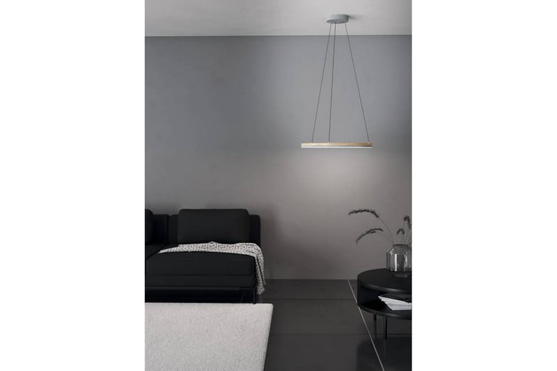 Takpendel Eglo Cadinaro Grå/Trä Rondell - Belysning - Inomhusbelysning & lampor - Fönsterlampor & fönsterbelysning - Fönsterlampa hängande