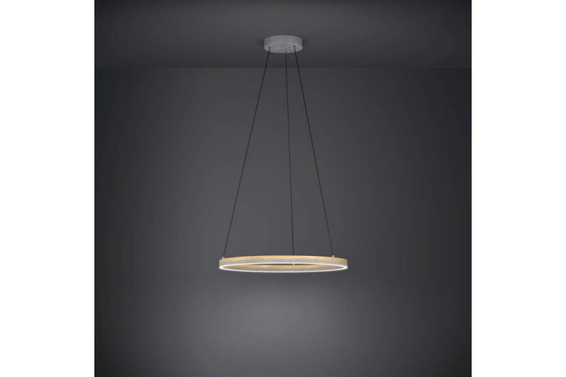 Takpendel Eglo Cadinaro Grå/Trä Rondell - Belysning - Inomhusbelysning & lampor - Fönsterlampor & fönsterbelysning - Fönsterlampa hängande