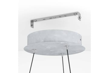 Takpendel Eglo Cadinaro Grå/Trä Rondell - Belysning - Inomhusbelysning & lampor - Fönsterlampor & fönsterbelysning - Fönsterlampa hängande