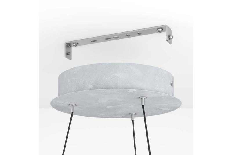 Takpendel Eglo Cadinaro Grå/Trä Rondell - Belysning - Inomhusbelysning & lampor - Fönsterlampor & fönsterbelysning - Fönsterlampa hängande