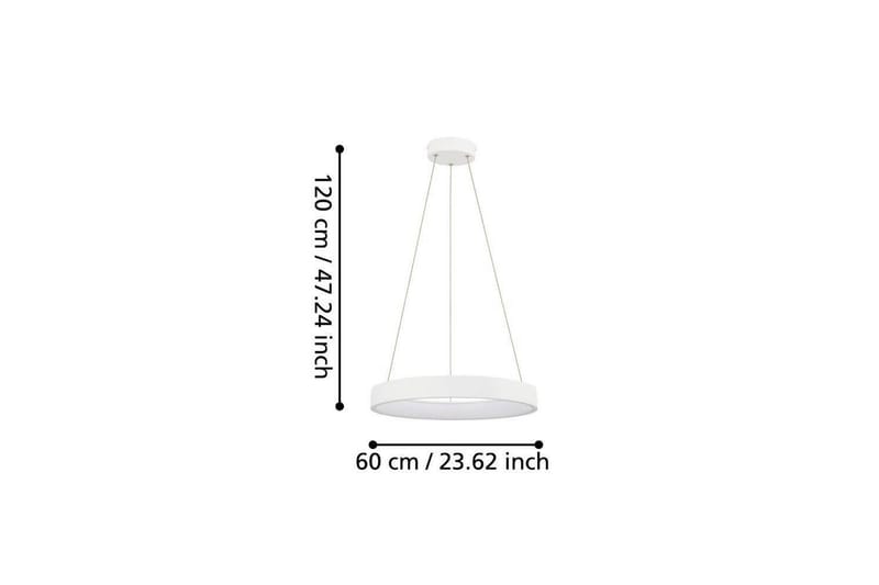Takpendel Eglo Campo Rosso Vit Rondell - Belysning - Inomhusbelysning & lampor - Fönsterlampor & fönsterbelysning - Fönsterlampa hängande