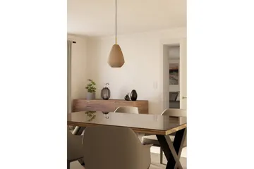 Takpendel Eglo Caprarola - Beige/Mässing - Belysning - Inomhusbelysning & lampor - Fönsterlampor & fönsterbelysning - Fönsterlampa hängande