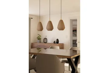 Takpendel Eglo Caprarola med 3 Lampor - Mässing - Belysning - Inomhusbelysning & lampor - Fönsterlampor & fönsterbelysning - Fönsterlampa hängande