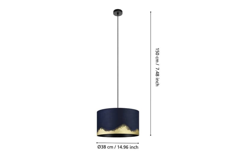 Takpendel Eglo Casuarita Blå/Guld - Belysning - Inomhusbelysning & lampor - Fönsterlampor & fönsterbelysning - Fönsterlampa hängande