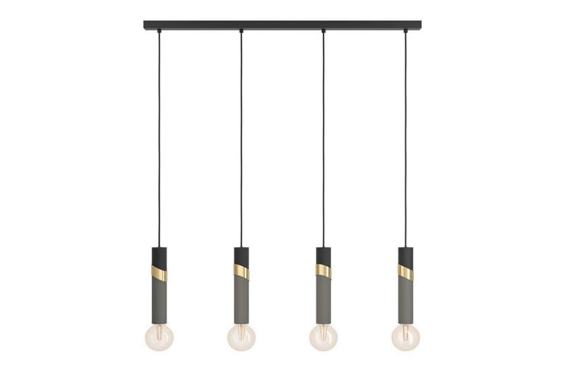 Takpendel Eglo Cedral Svart/Mässing med 4 Lampor - Belysning - Inomhusbelysning & lampor - Fönsterlampor & fönsterbelysning - Fönsterlampa hängande